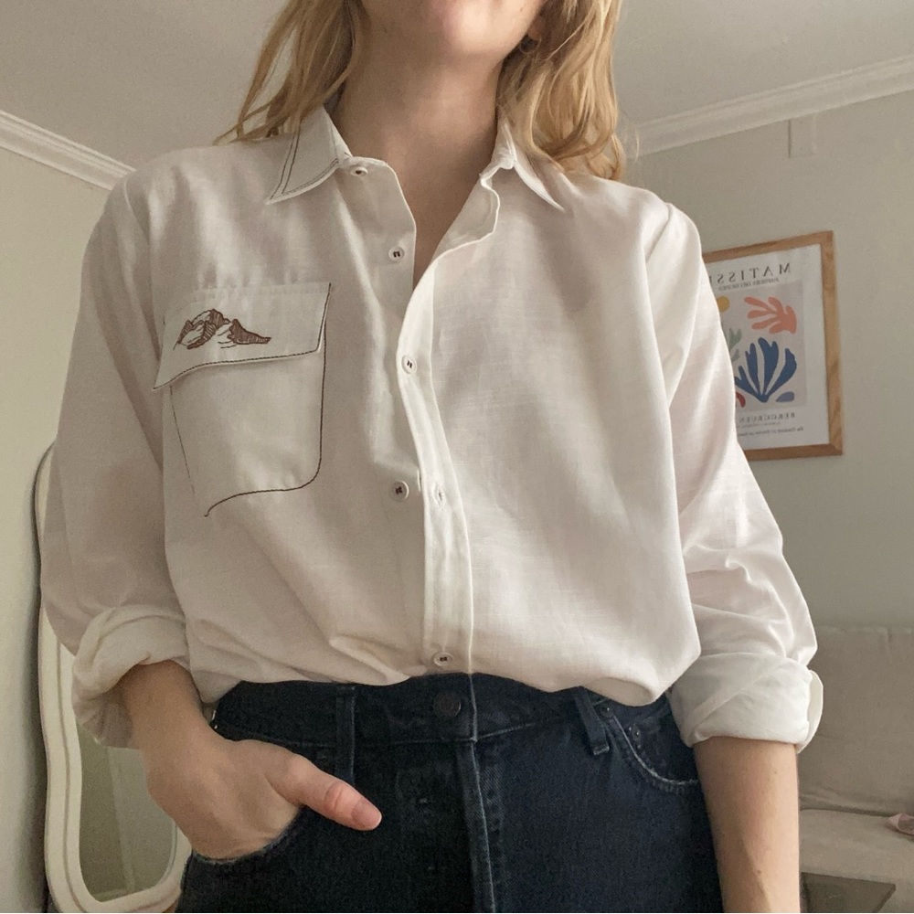 Western inspired vintage shirt